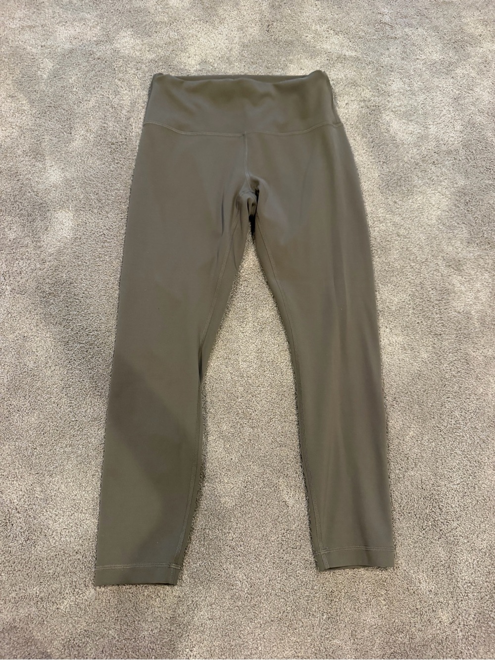 Women's lululemon High-Waist Active Leggings - Olive Green 7/8 length